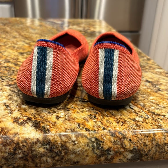 Rothy’s persimmon marine heel stripe flat women’s size 7.5 - Picture 7 of 7